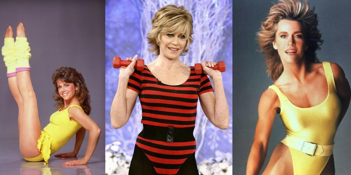 Simple Jane fonda workout gear for push your ABS
