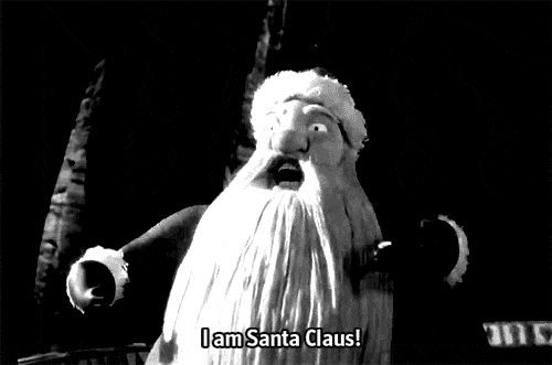 Image result for santa claus nightmare before christmas gif