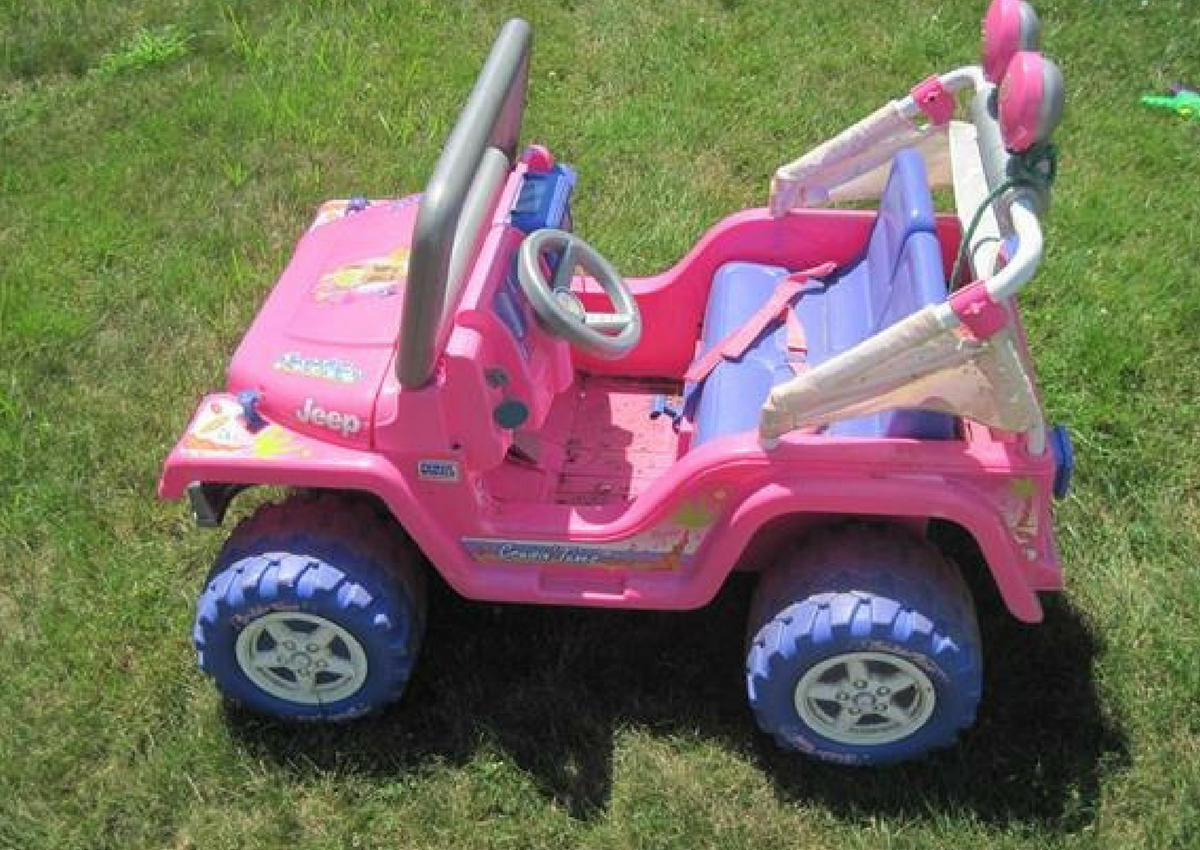 pink barbie jeep power wheels