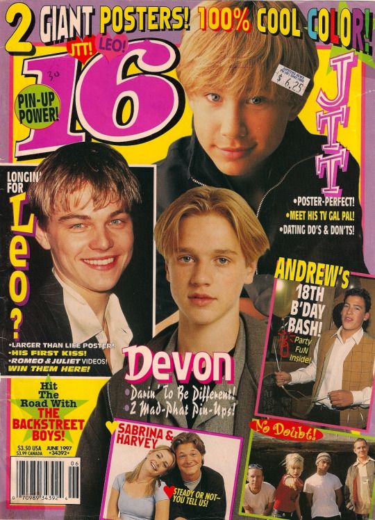 20 Teen Magazine Posters Your Favorite 90s Heartthrobs Absolutely Regret