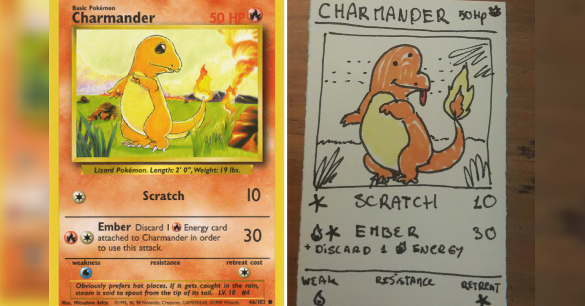 They Couldn't Afford Real Pokemon Cards, So They Made Their Own Hilarious Versions