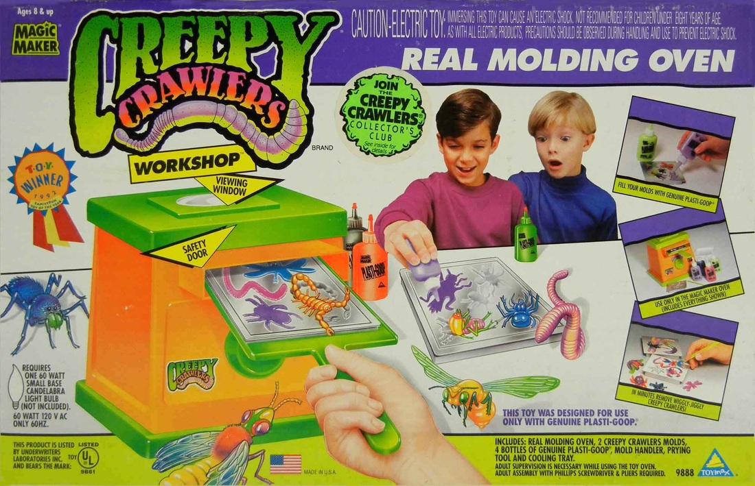1993 Toymax Creepy Crawlers Molds Lot of 6 Different 