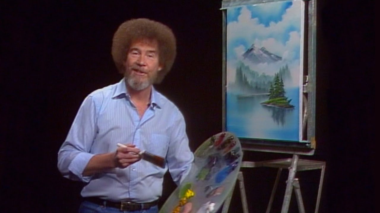 There's Now A Bob Ross Coloring Book And It'll Make You 