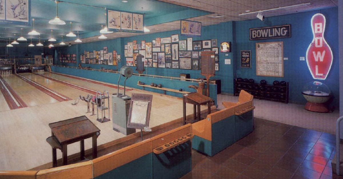 Image result for old bowling alley