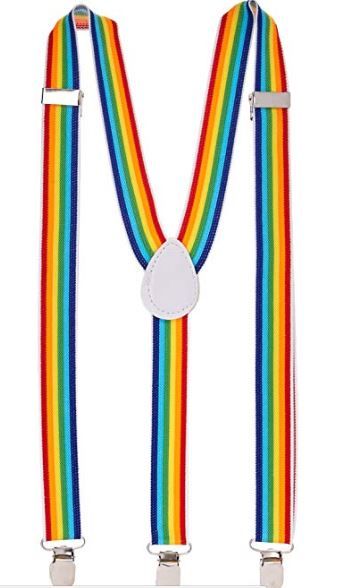 rainbow suspenders