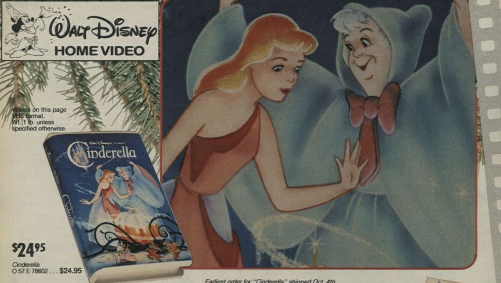 Cinderella VHS wishbook