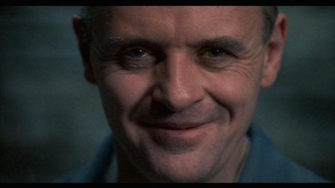Anthony Hopkins as Hannibal Lector in 'The Silence of the Lambs'