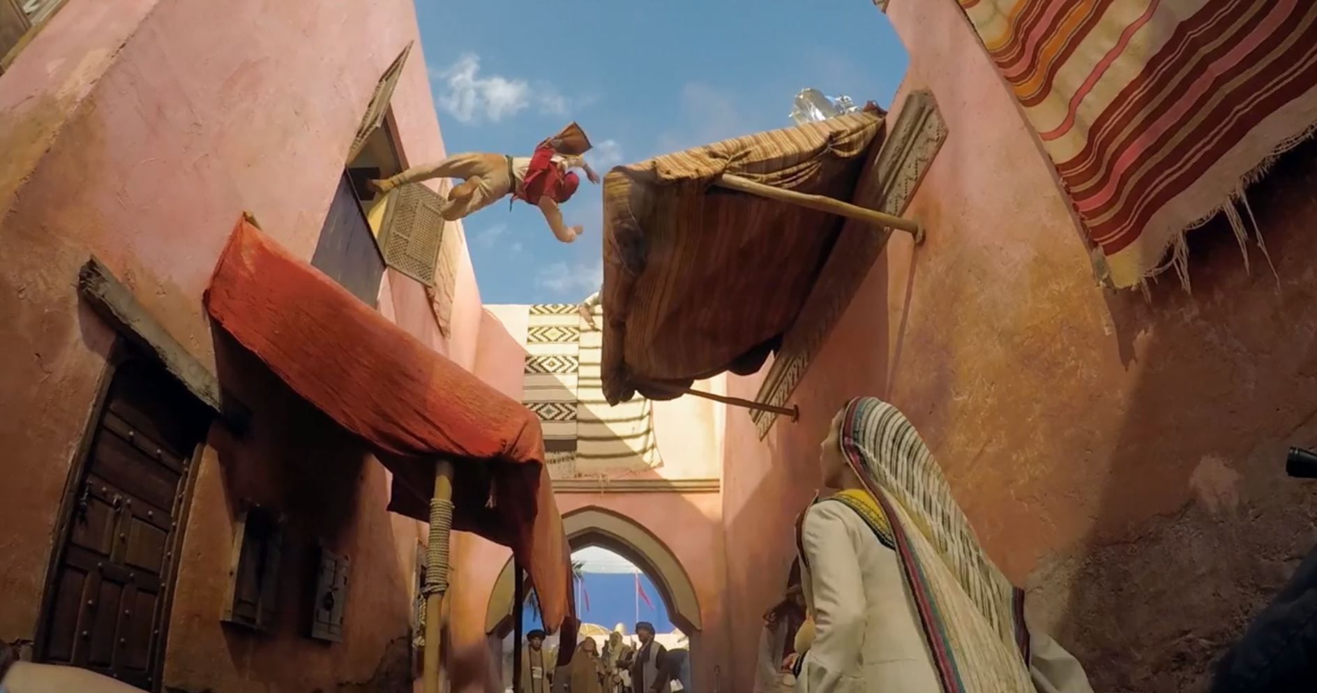 Aladdin stunts